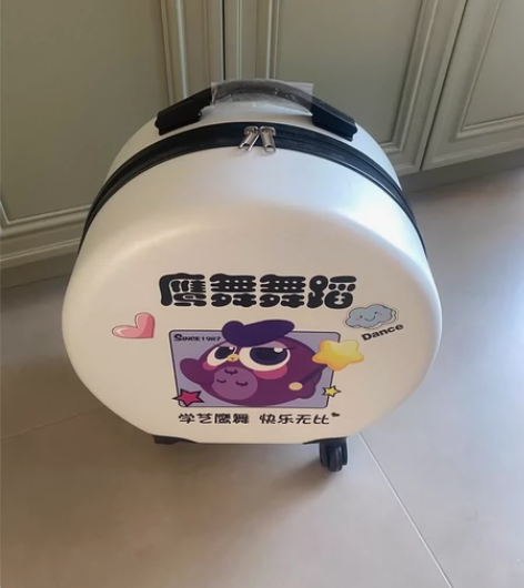 鹰舞行李箱卡通儿童拉杆箱18寸女男孩皮箱印...