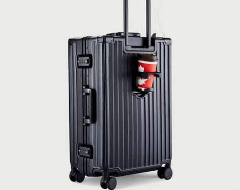 MARRLVE高端铝框密码旅行拉杆箱26寸...