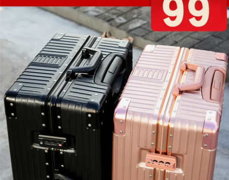 拉杆箱万向轮旅行箱行李箱女结实耐用20寸登...