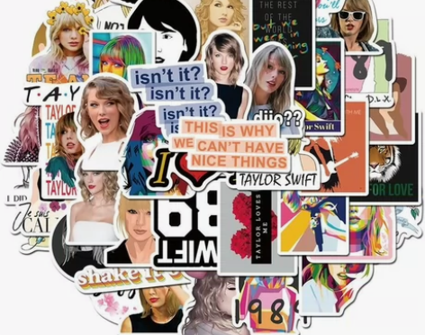 50张新款歌手泰勒·斯威夫特行李箱电脑水杯...