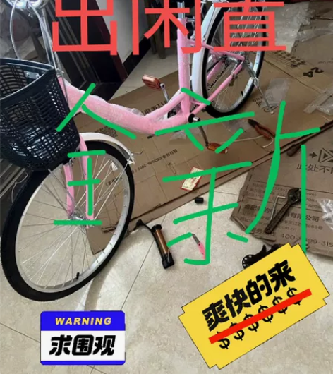 【二手价】成人自行车女式26寸24寸轻便成...