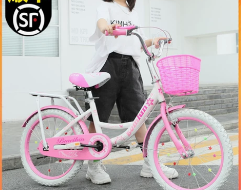 儿童自行车女6-8-10-12岁20寸女童...