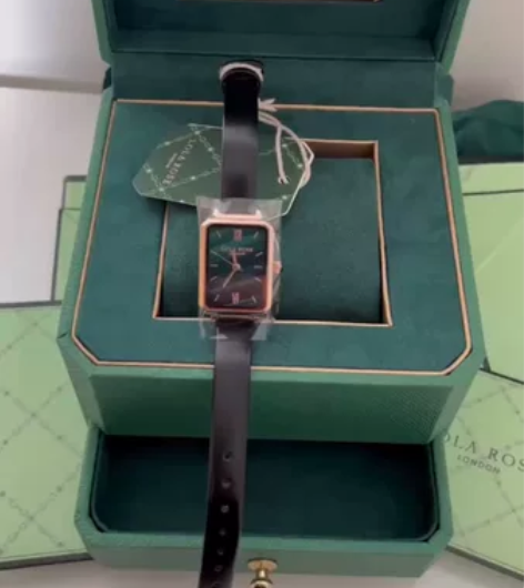 Lola Rose罗拉玫瑰小绿表复古石英女...