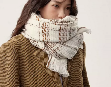 全新韩版百搭英伦格子围巾披肩两用 包邮 感...