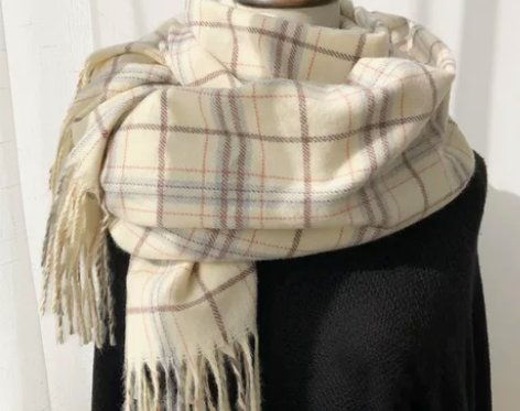 羊绒围巾女冬季韩版百搭学生多功能长款保暖披...