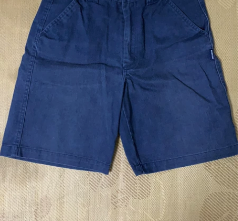 伊顿纪德校服西裤短裤 西装短裤 藏青色 1...