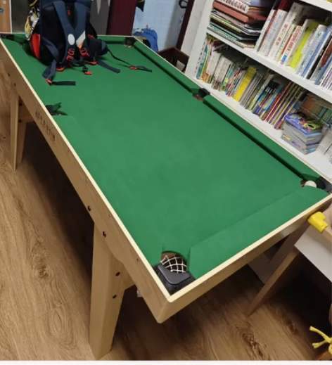 儿童台球桌，1.6米，全实木，台球厅同款胶...