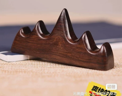 文具店不做了，亏本包邮黑梓木笔山毛笔架笔搁...