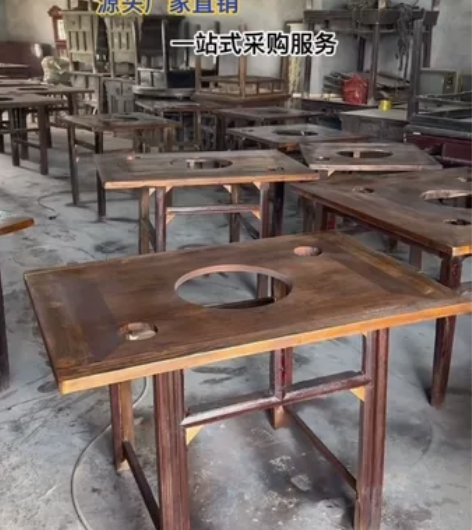 地摊火锅桌、老方桌、八角桌一批，每个品质一...