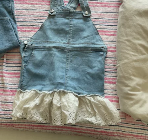 100-110cm码背带裙!几乎全新 感兴...