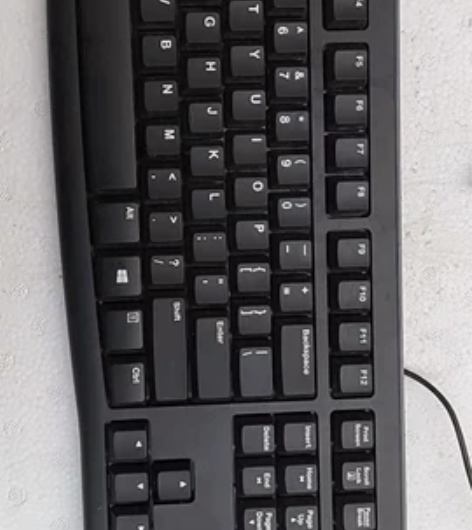 罗技k120键盘 有线键盘 无损无修 支架...