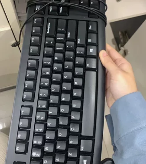 罗技键盘K120有线 #电脑键盘 #Log...