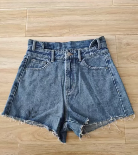 拉夏贝尔旗下品牌candies高腰M码无弹...