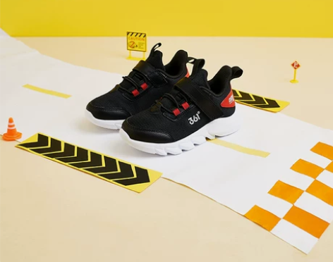 361度童鞋2022秋冬儿童运动鞋男童网面...