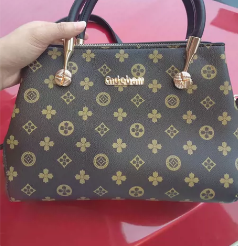 沫厘袋鼠时尚真皮女士包2023新款大气手提...