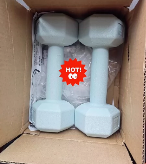 瑜伽馆不开了！清仓几十对女士六角小哑铃1/...