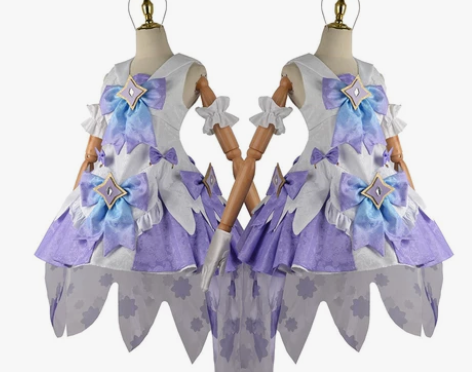 全新瑶时之祈愿星元cos假发服装道具云中君...