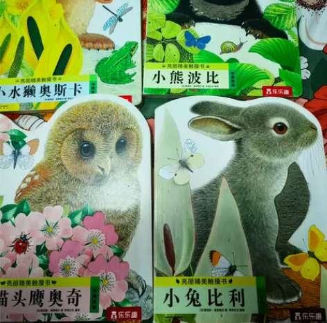 小兔比利触摸书。乐乐趣精美靓丽触摸书亮丽精...