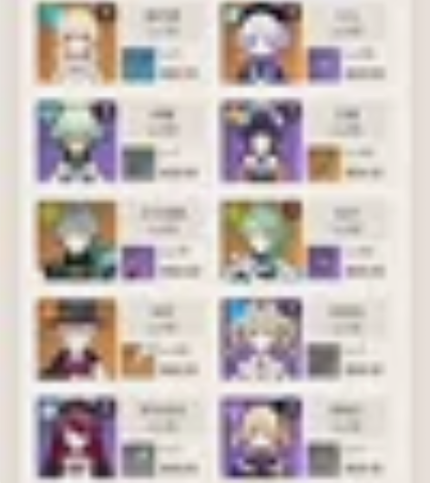 原神账号80黄，差5全角色，角色几本全部大...