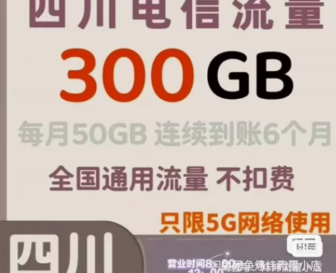 四川电信流量300GB中国电信流量充值 四...