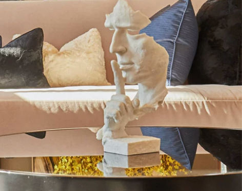 【划算价】家居工艺品摆件沉默是金办公室装饰...