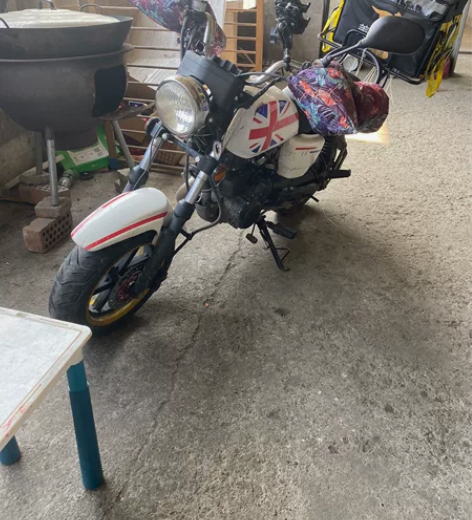 春风狒狒cf125 一般车况的复古春风狒狒...
