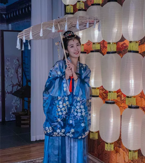 【包邮】三件套，采梦集原创汉服 女唐3米摆...