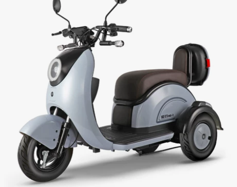 爱玛电动三轮车家用小型成人女士接送孩子三轮...