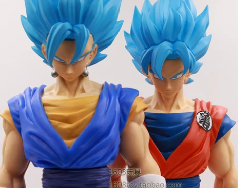 七龙珠手办超级赛亚人蓝发贝吉塔孙悟空人偶公...