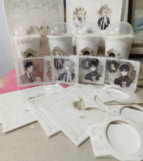 光与夜之恋,喜茶,查理苏 杯+图二+纸袋