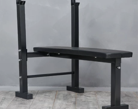 家用健身器材家用简易举重床 卧推架 杠铃架...