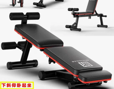 家用仰卧板哑铃凳健身椅多功能杠铃卧推凳折叠...