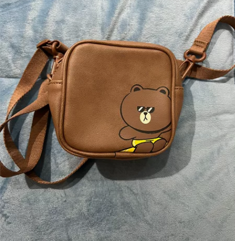 李宁单肩包斜挎包LineFriends联名...