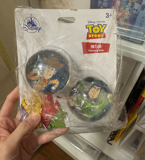 迪士尼 巴斯光年胡迪牛仔 弹弹球弹力球玩具...