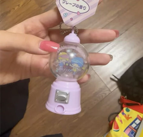 三丽鸥双子星扭蛋机挂件带香味 全新包邮