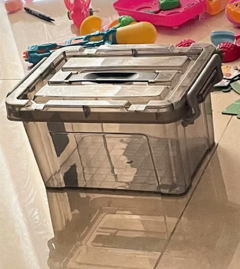 透明衣服收纳箱子大容量家用加厚宿舍整理箱零...