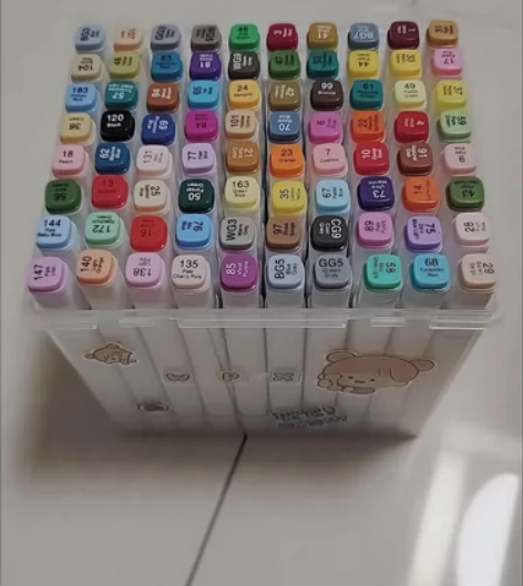 【全新低价包邮】超市倒闭马克笔  80色双...