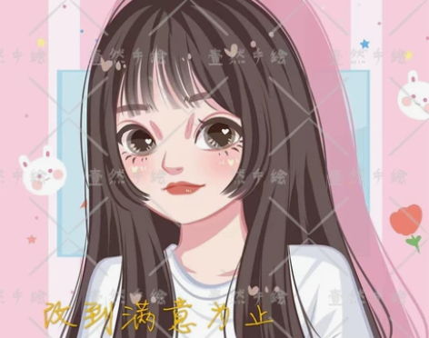 q版手绘头像定制卡通真人照片漫画头像定制手...