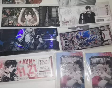 时空中的绘旅人 男主艾因周边 纸片##am...