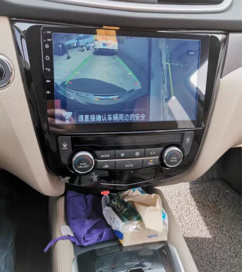 日产奇骏 大屏安卓横屏 支持原车后视安卓 ...