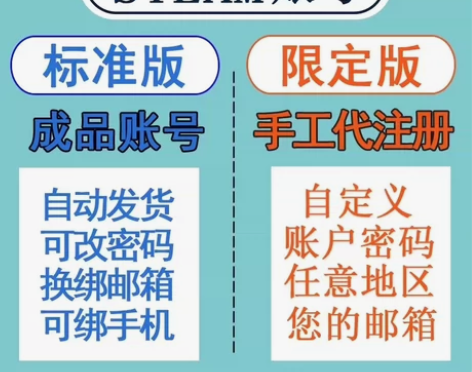 steam空白账号steam全新账户ste...