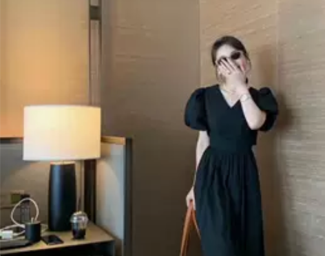 法式宫廷风连衣裙女夏季2023浪漫复古穿搭...