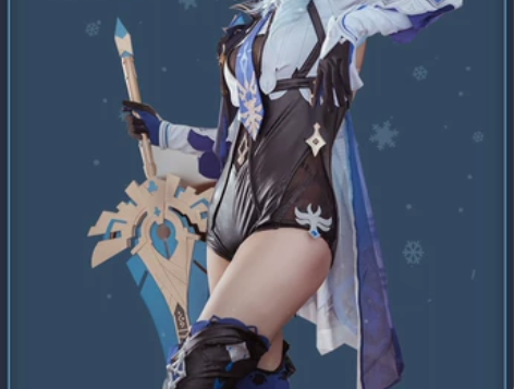 火花动漫 原神优菈cosplay游戏套装女...
