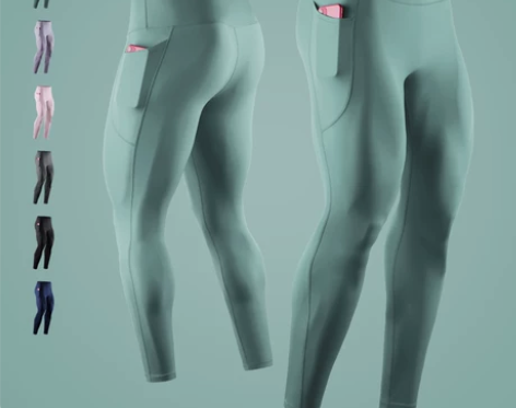 春夏跑步紧身长裤男运动训练高腰压缩高弹田径...