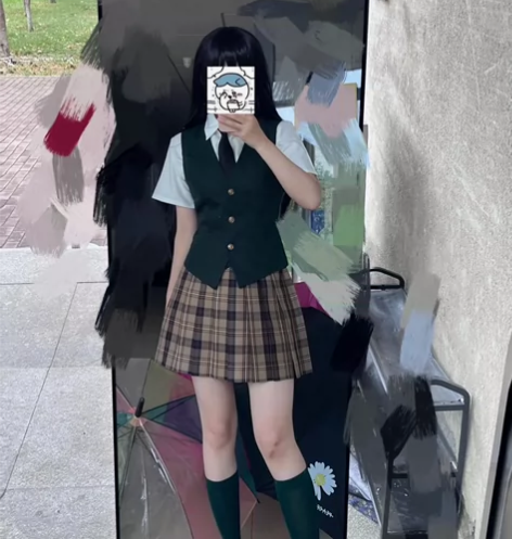 蓝原芽衣cos服 实拍 M码有现货 都是全...