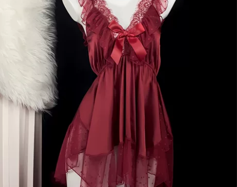 qqny清仓甜美风qqny 甜美可爱波点网...