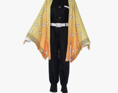 漫衣尚我妻善逸cos服+假发(无腰带和木屐...