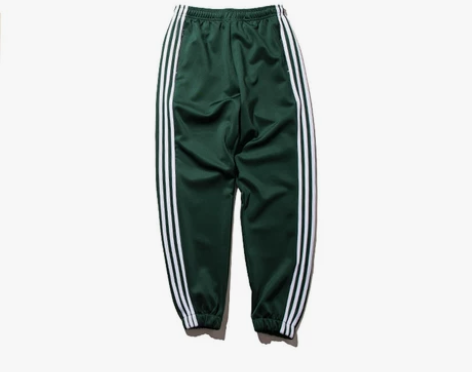2018新款潮牌bf松紧裤宽松百搭三条杠复...