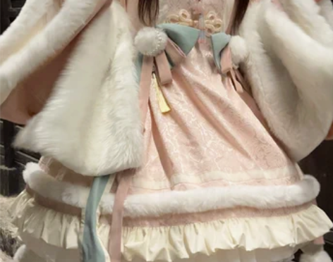 尺码:M，颜色分类:【一团尾款】粉桃夭有发...