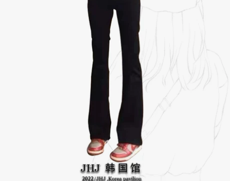 【微喇高腰牛仔裤】黑色百搭微喇叭牛仔裤女2...